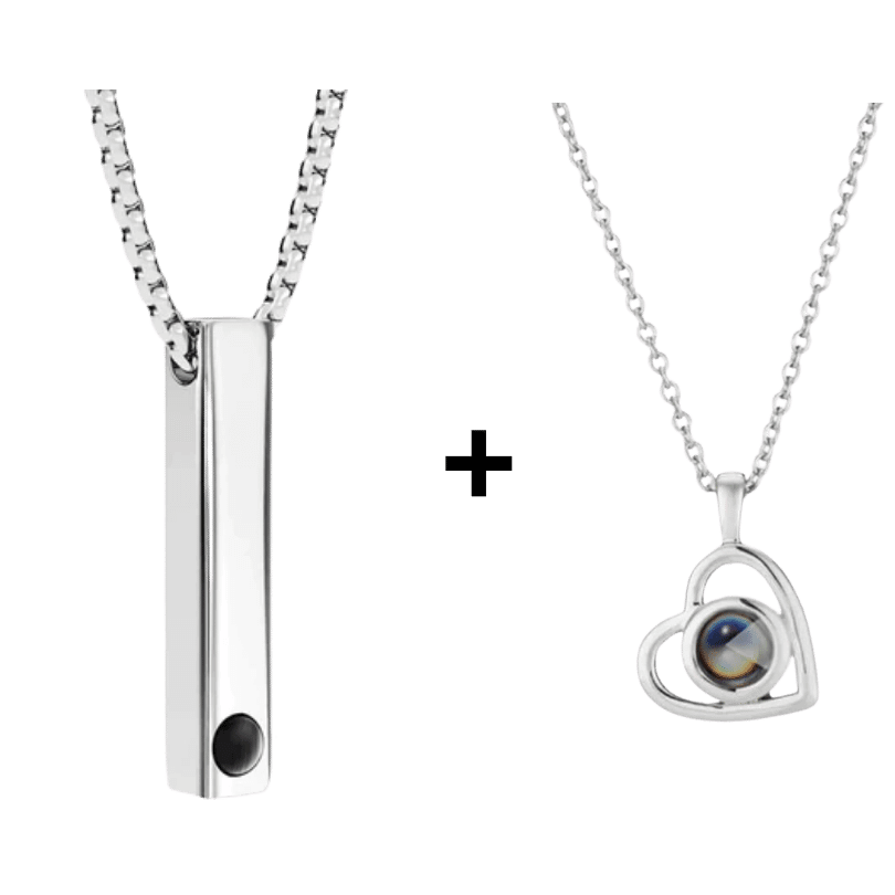 Conjunto Colar Personalizado com Foto Eternize - Bellorie