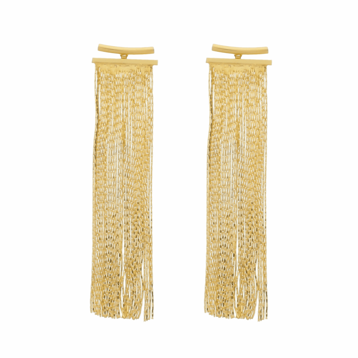 Brinco em Ouro 24K Franja – Bellorie