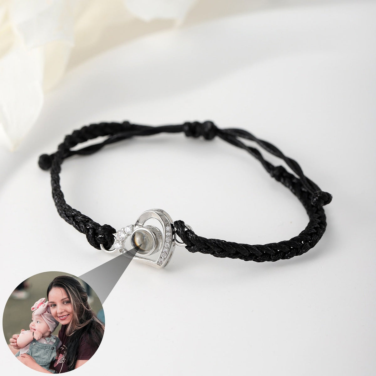 Pulseira Personalizada com Foto Amor Para Sempre - Bellorie