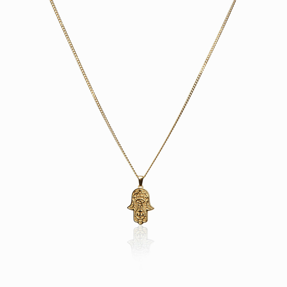 Colar de Mão Hamsa Banhado a Ouro 18k Bellorie