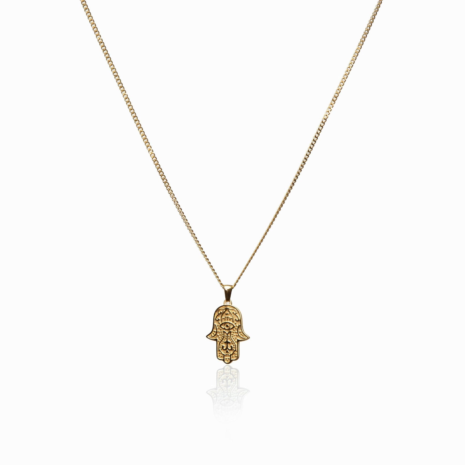 Colar de Mão Hamsa Banhado a Ouro 18k | BELLORIE