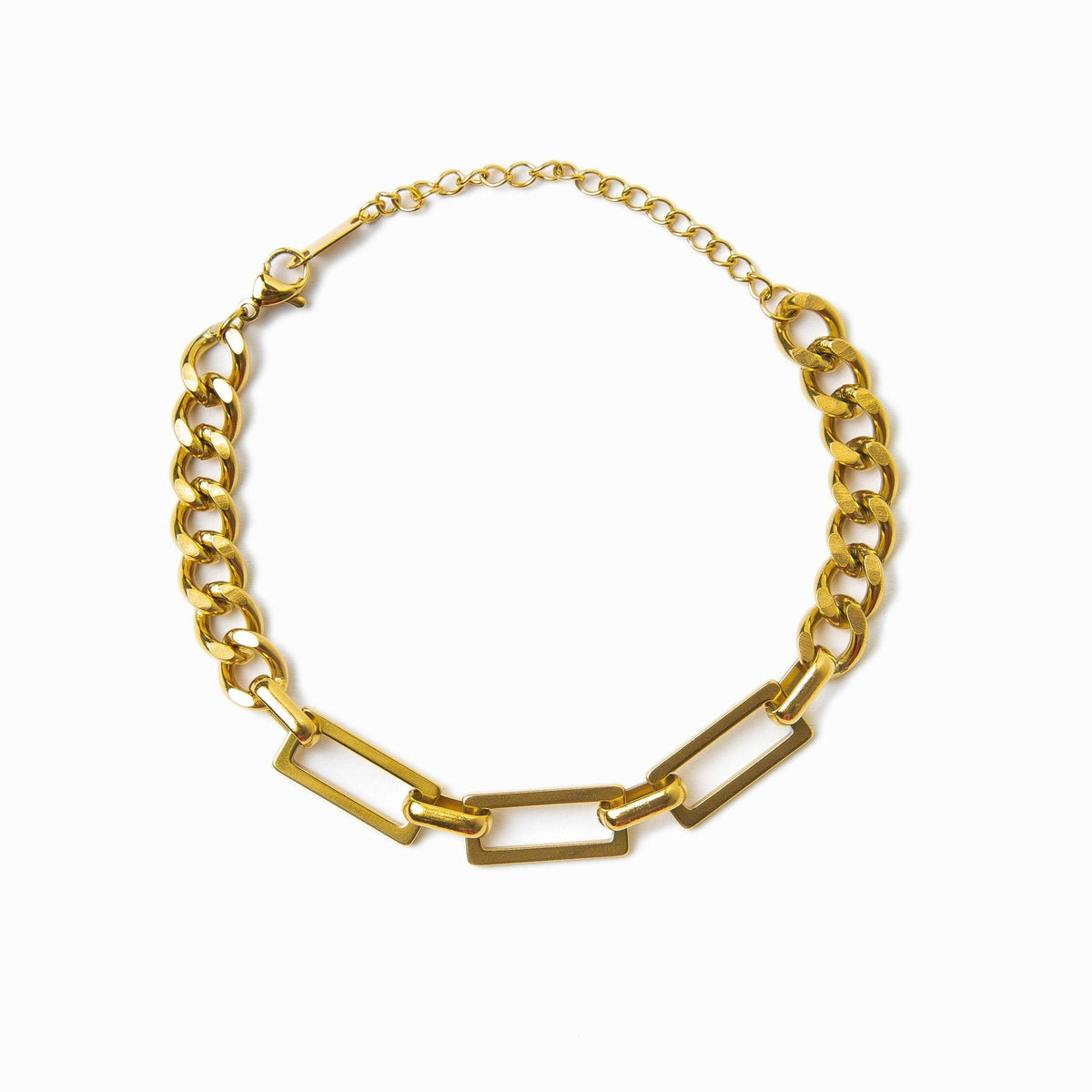 Pulseira Cubana Banhado a Ouro 18k Bellorie