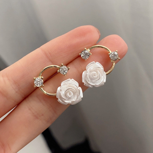 Brinco Flor Rosa Brasca | BELLORIE