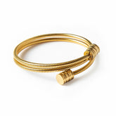 Bracelete Espiral Banhado a Ouro 18k | BELLORIE