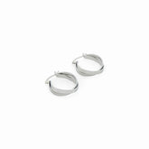 Brincos Talia Argola Dupla Prata | BELLORIE