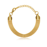 Pulseira Malha Banhado a Ouro 18K | BELLORIE