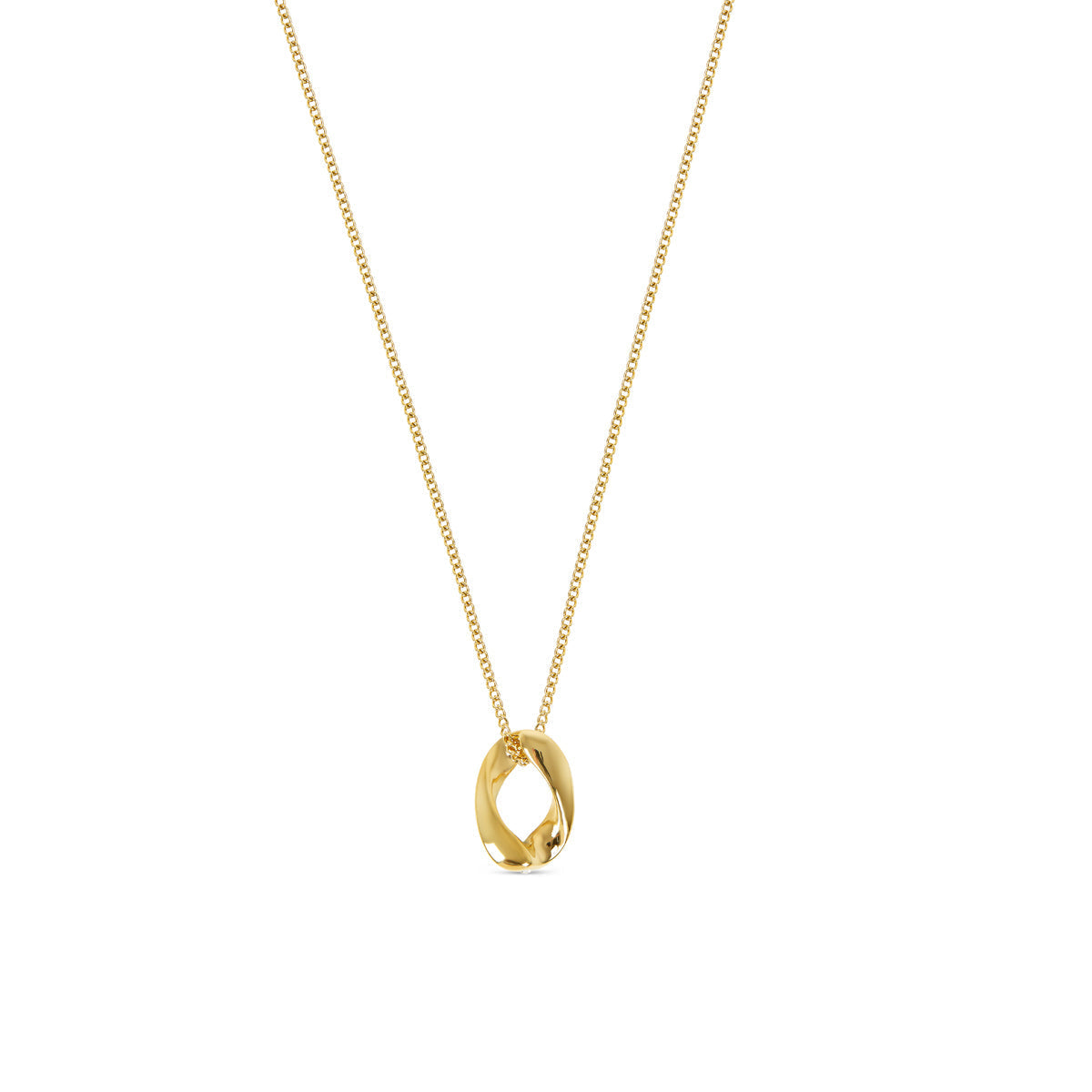 Colar com Pingente Irregular Banhado a Ouro 18K | BELLORIE