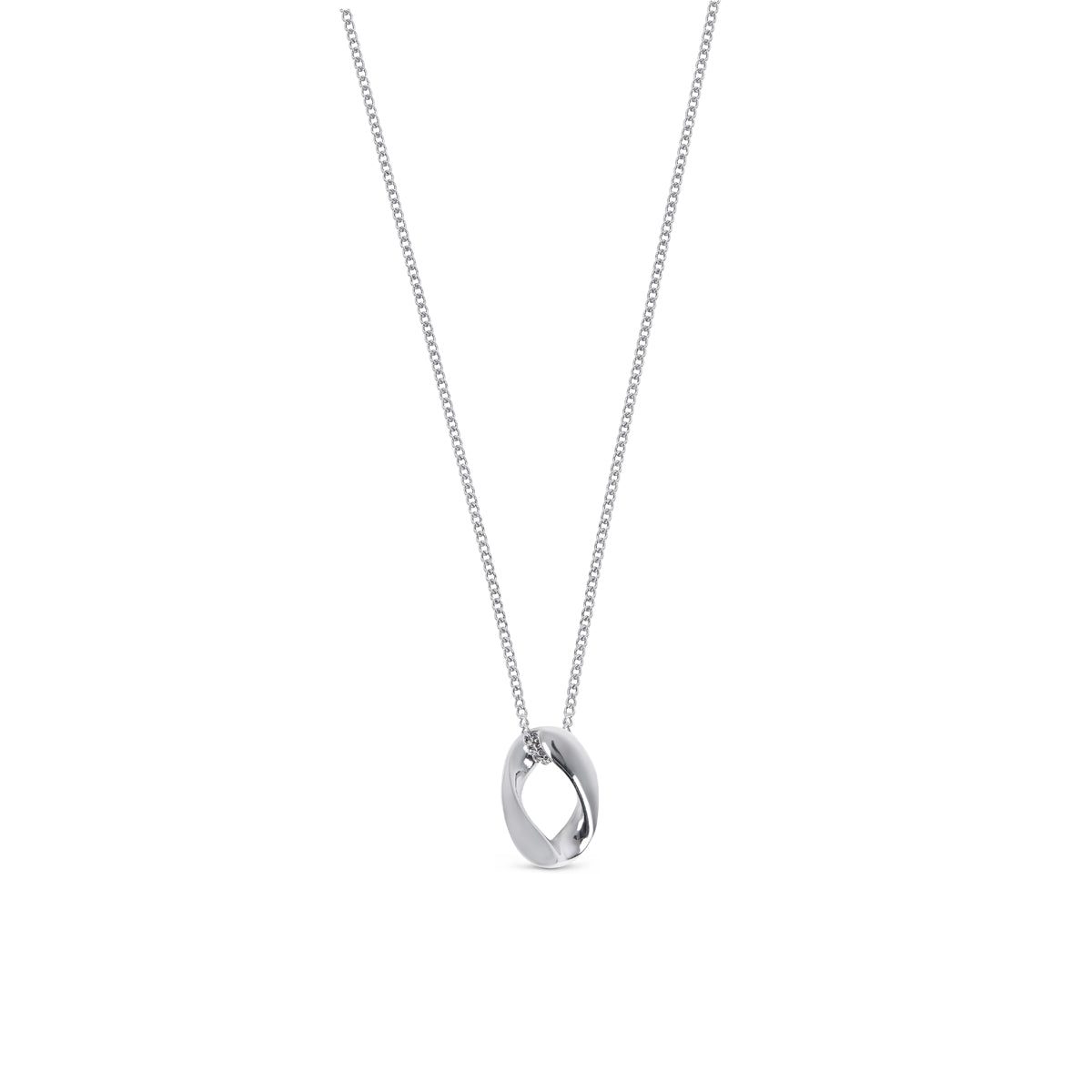 Colar Pingente Irregular Prata | BELLORIE