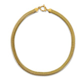 Colar Textura de Cobra Banhado a Ouro 18K | BELLORIE