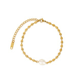 Pulseira Pingente Pérola de Água Doce | BELLORIE