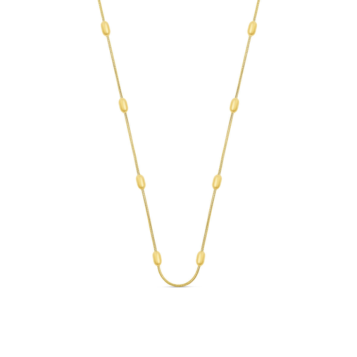 Colar com Detalhes de Bolas Banhado a Ouro 18K | BELLORIE