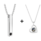 Conjunto Colar  Personalizado com Foto Eternize - Bellorie