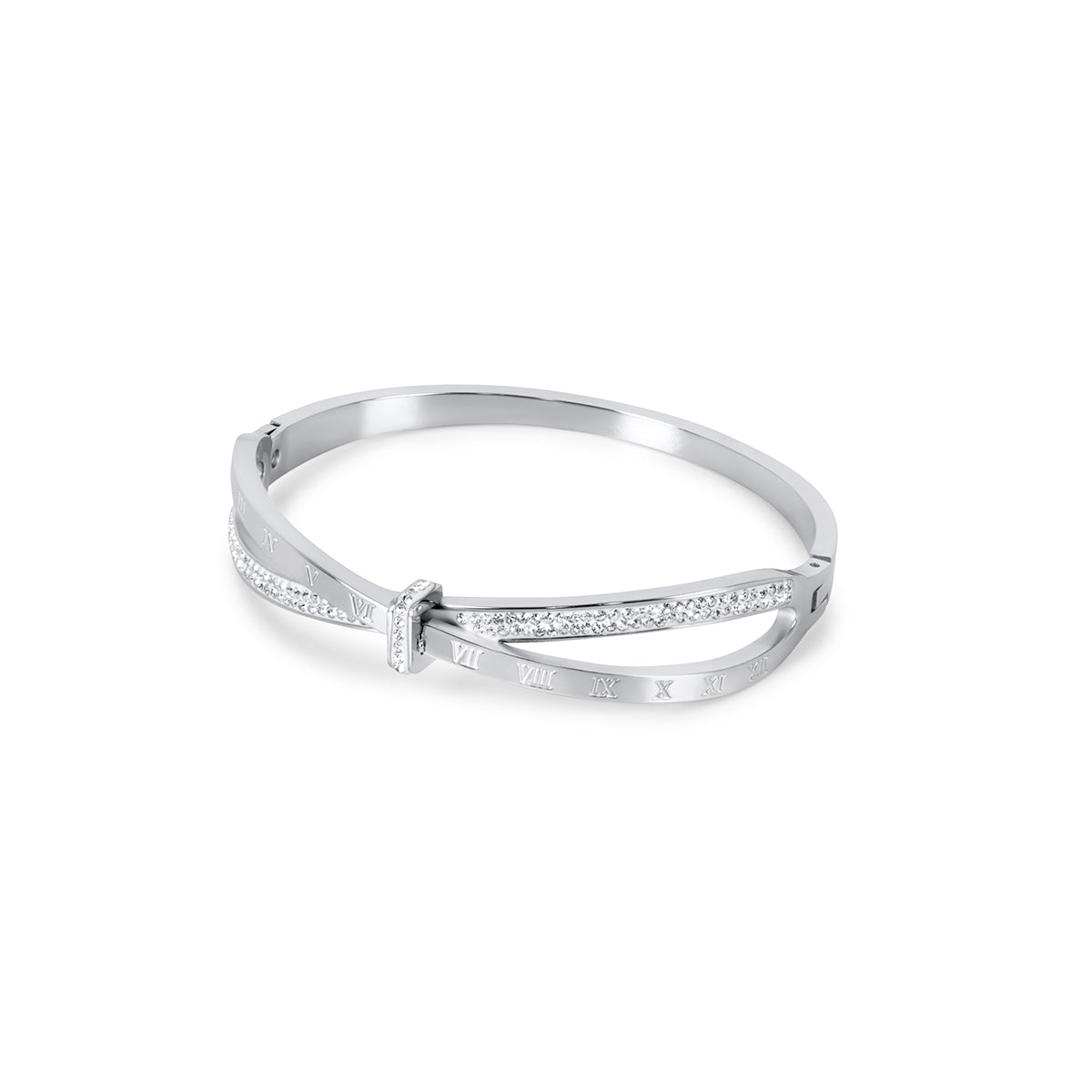 Bracelete Números Romanos Prata | BELLORIE