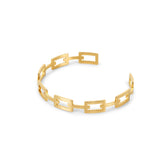 Pulseira Geométrica Banhado a Ouro 18k | BELLORIE