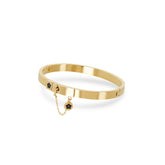 Bracelete Pingente com Flor Banhado a Ouro 18k | BELLORIE