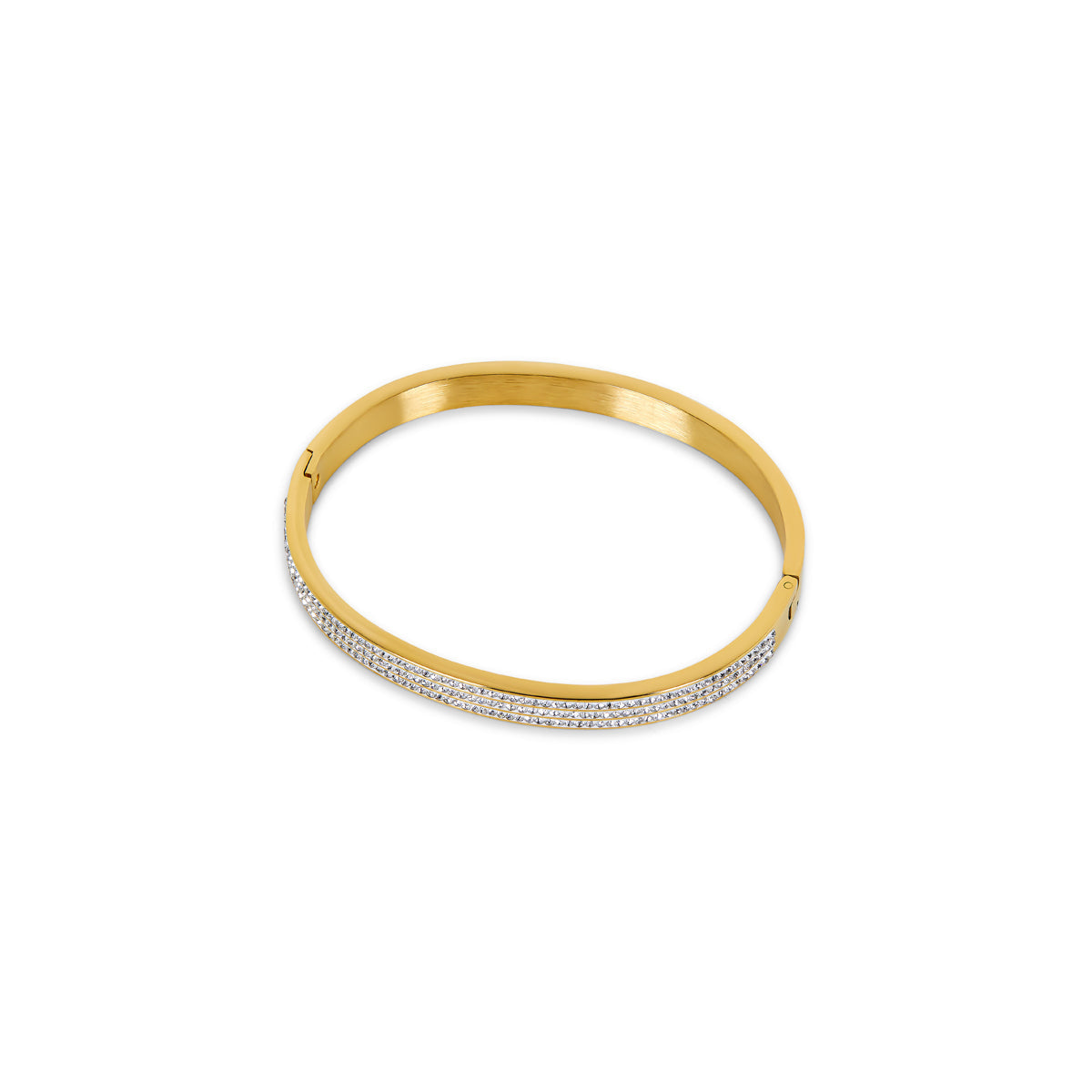 Pulseira Luxo com Zircônia Banhada a Ouro 18K | BELLORIE