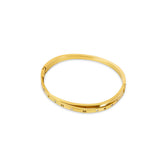 Pulseira Roman Entrelaçado Banhado a Ouro 18k | BELLORIE