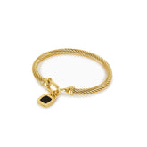 Bracelete Pedra de Onix Numeral Rômano | BELLORIE