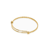 Bracelete Milano Trançado Banhado a Ouro 18k | BELLORIE