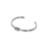 Pulseira Nó Torcido Prata | BELLORIE