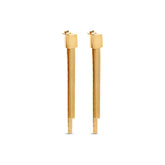 Brincos Longo Luxor Banhado a Ouro 18k | BELLORIE
