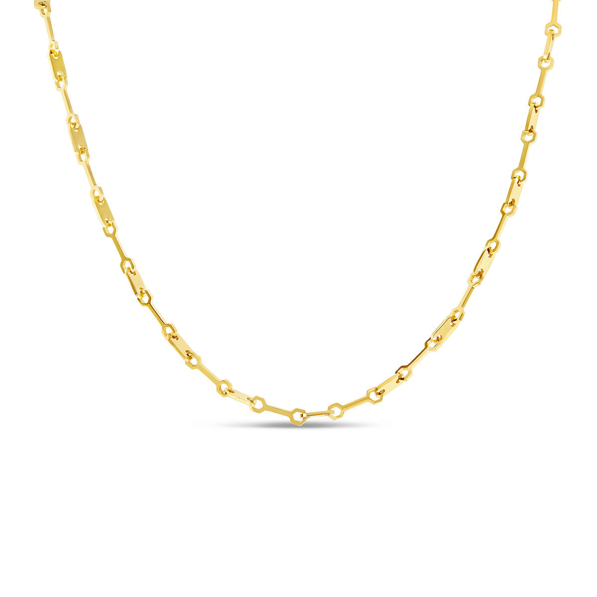 Colar de Corrente de Clip Banhado Ouro 18k | BELLORIE