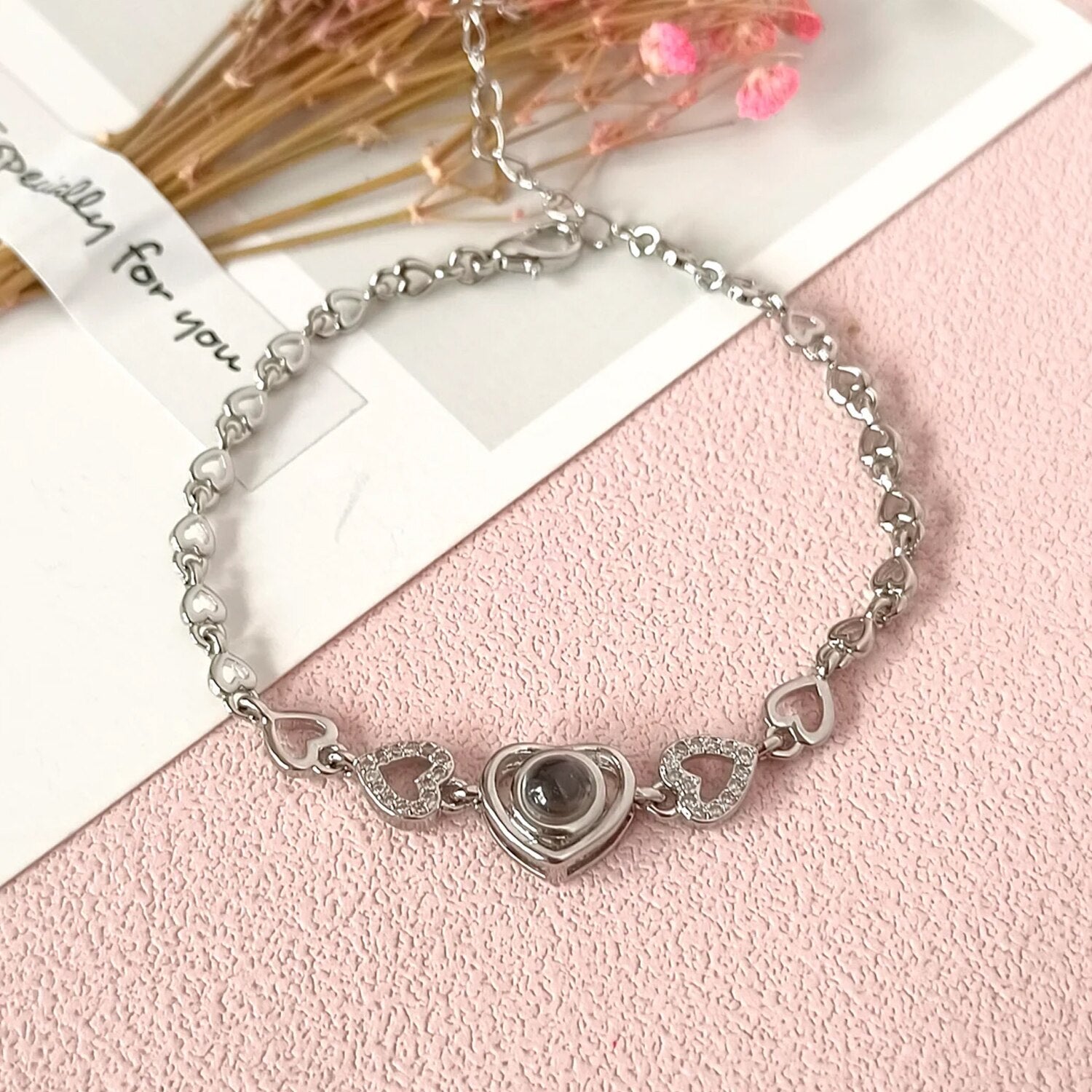 Pulseira Personalizada com Foto Love - Bellorie