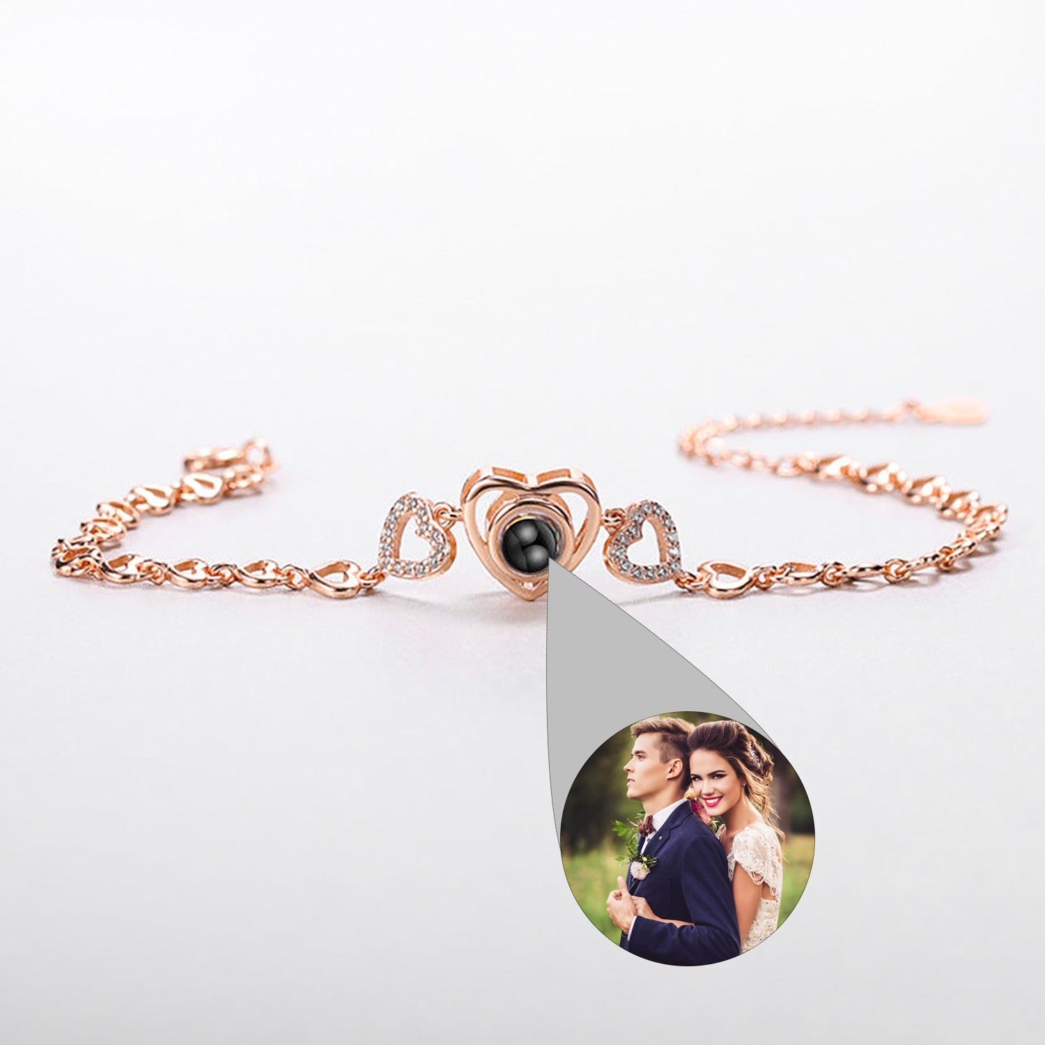 Pulseira Personalizada com Foto Love - Bellorie