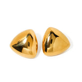 Brinco Triangulo Dourado Luxe | BELLORIE