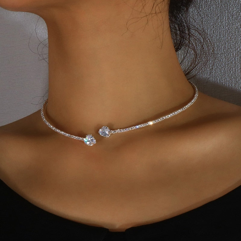 Gargantilha Luxo com Cristais | BELLORIE