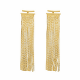 Brinco em Ouro 24K Franja – Bellorie