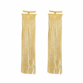 Brinco em Ouro 24K Franja – Bellorie