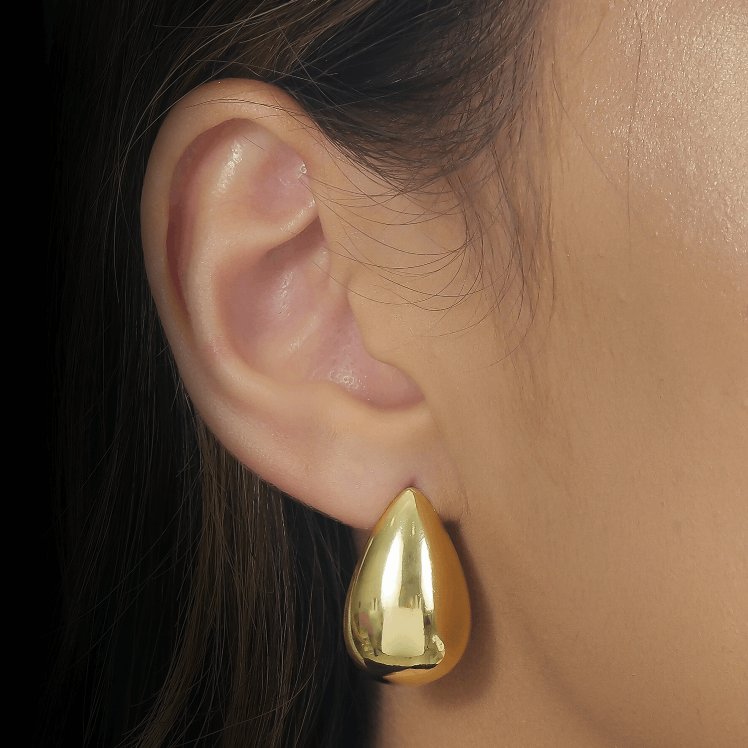 Brinco em Ouro 24K Gota – Bellorie