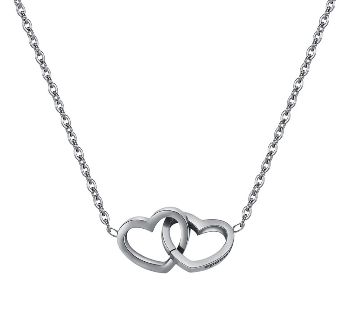 Colar Personalizado Coração Unido com Caixa Rotativa - Bellorie