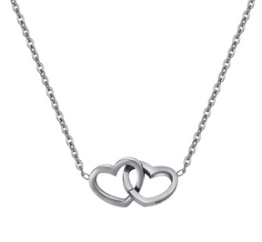 Colar Personalizado Coração Unido com Caixa Rotativa - Bellorie