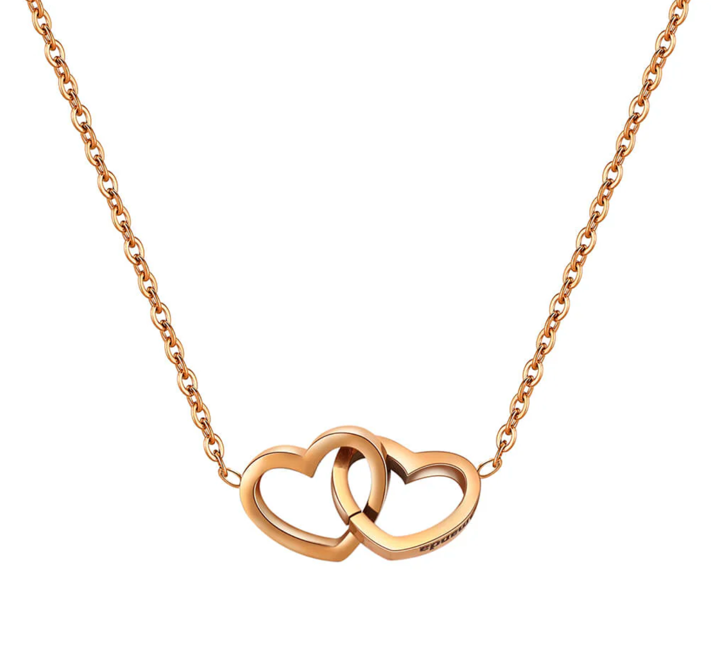 Colar Personalizado Coração Unido com Caixa Rotativa - Bellorie