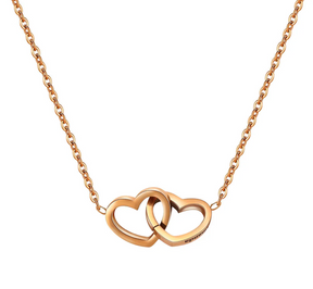 Colar Personalizado Coração Unido com Caixa Rotativa - Bellorie