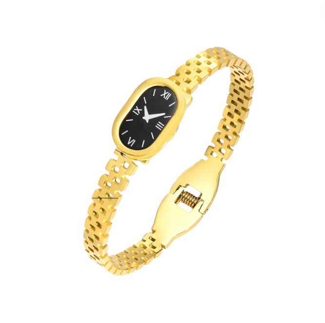 Relógio Fake Feminino Dourado Luxe | BELLORIE