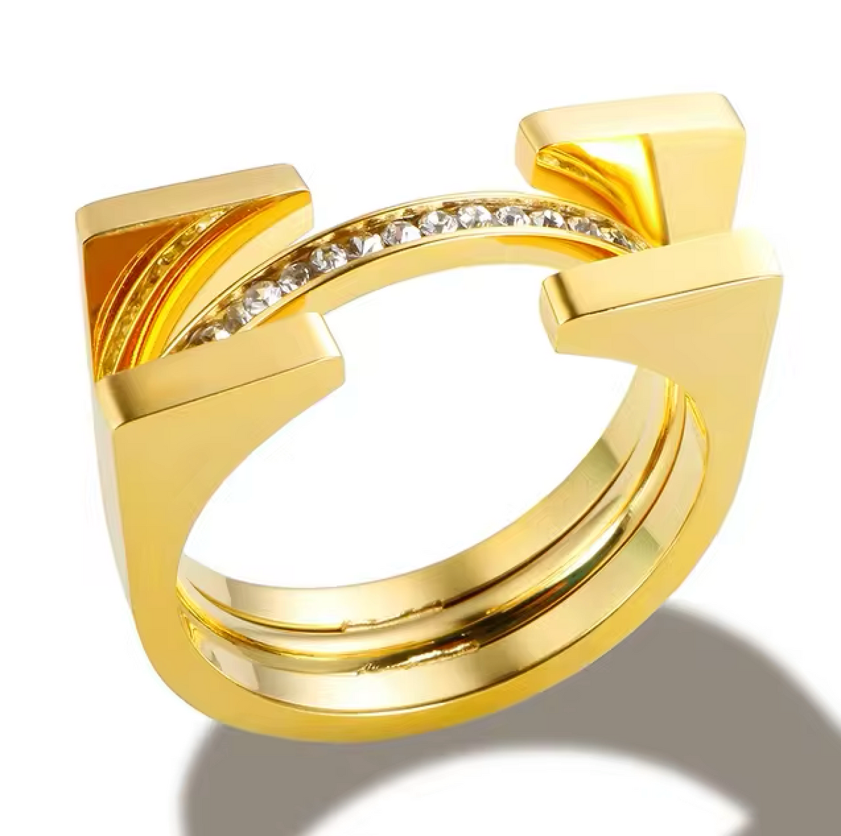 Anel Luxe com Zircônia Bellorie