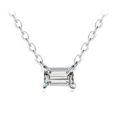 Colar em Prata 925 com Cristal de Zircônia + Brinde | BELLORIE