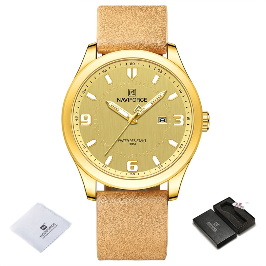 Relógio Naviforce Just Cool com Pulseira de Couro | BELLORIE