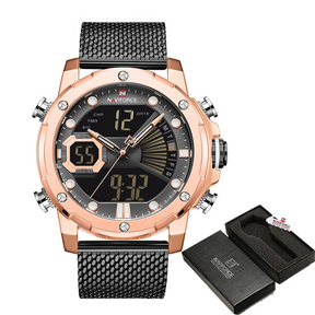 Relógio Naviforce Pulseira de Aço Flexível | BELLORIE