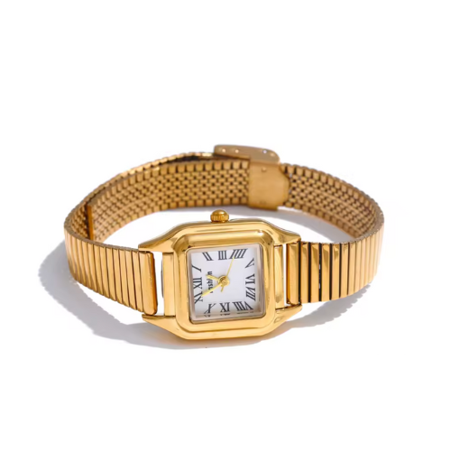 Relógio Fashion À Prova D 'Água Banhado a Ouro 18K | BELLORIE