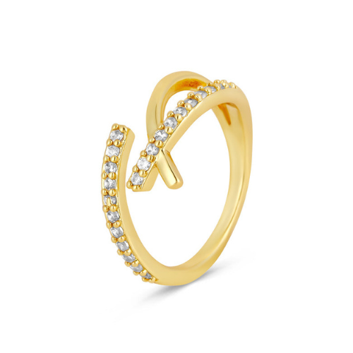 Anel 3 Pontas Ajustável Banhado a Ouro 18K | BELLORIE