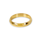 Anel Numérico Essencial Banhado a Ouro 18k | BELLORIE