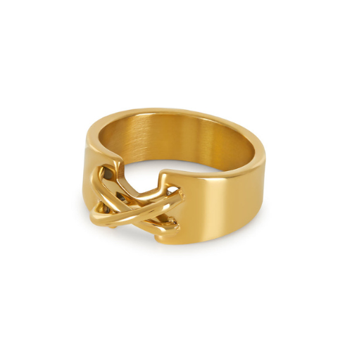 Anel Siena Banhado a Ouro 18k | BELLORIE
