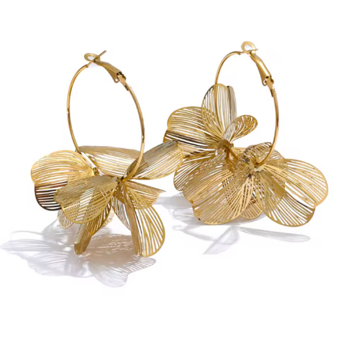 Brinco Folha Banhado a Ouro 18k | BELLORIE