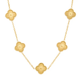 Colar Trevo Dourado Banhado a Ouro 18k | BELLORIE