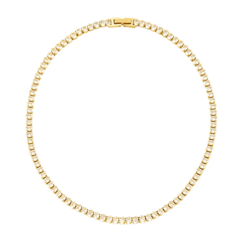 Colar Riviera Banhado em Ouro 18k | BELLORIE