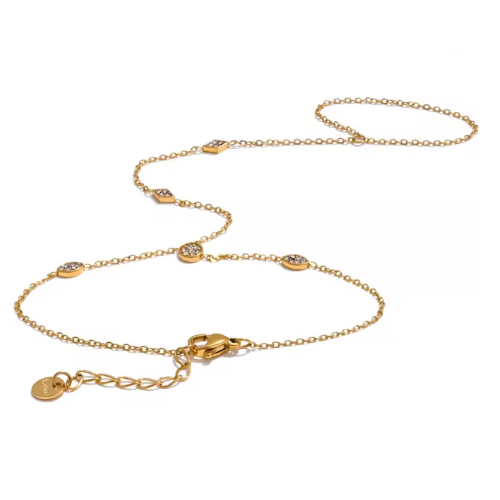 Pulseira de Dedo com Zircônias | BELLORIE